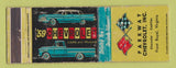 Matchbook Cover - 1959 Chevrolet Parkway Front Royal VA WORN