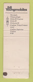 Matchbook Cover - 1968 Oldsmobile Lamb Chevrolet Prescott AZ WORN