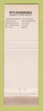 Matchbook Cover - 1973 Oldsmobile Loyd Jones Chevrolet Demopolis AL WORN