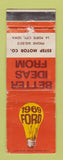 Matchbook Cover - 1969 Ford Estep La Porte City IA WORN