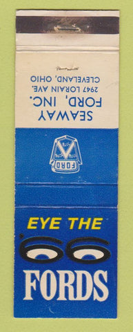 Matchbook Cover - 1966 Ford Seaway Cleveland OH