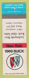 Matchbook Cover - 1969 Buick Lochmandy Opel Valparaiso IN