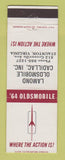 Matchbook Cover - 1964 Oldsmobile Lamond Cadillac Staunton VA
