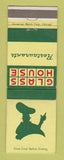 Matchbook Cover - Glass House Restaurants CHAIN
