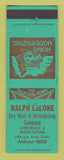 Matchbook Cover - Ralph LaLone Dry Wall Remodeling