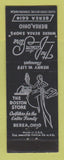 Matchbook Cover - The Boston Store Berea OH girlie clothes