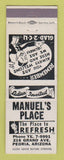 Matchbook Cover - Manuel's Place Peoria AZ