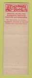 Matchbook Cover - Frengel's Club Lounge New Castle PA BLUE WEAR