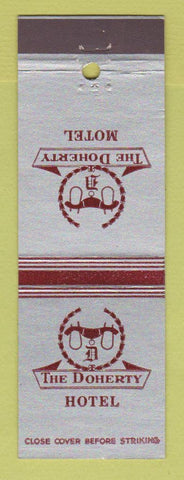 Matchbook Cover - Doherty Motel Hotel Clare MI