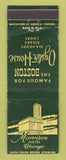 Matchbook Cover - Morrison Hotel Chicago IL Boston Oyster House WEAR