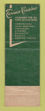 Matchbook Cover - Morrison Hotel Chicago IL Boston Oyster House WEAR