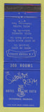 Matchbook Cover - Hotel De Soto Savannah GA WEAR