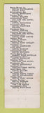 Matchbook Cover - Hotel Congress Chicago IL Albert Pick