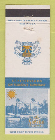 Matchbook Cover - Hotel Soreno St Petersburg FL