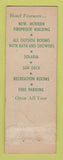 Matchbook Cover - McAlpin Hotel Miami Beach FL WORN BACK
