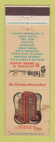 Matchbook Cover - Fulton National Bank Atlanta GA
