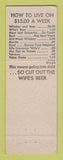 Matchbook Cover - Triangle Motel Bar Restaurant Hancock MD