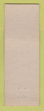 Matchbook Cover - Dunlop Tires Bob & Dick's Sport Shop Fishing Frederick MD