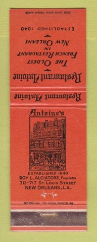 Matchbook Cover - Restaurant Antoine New Orleans LA