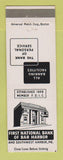 Matchbook Cover - First National Bank of Bar Harbor ME