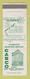 Matchbook Cover - Casco Bank and Trust ME