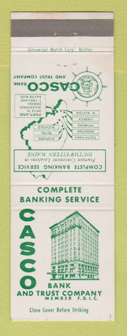 Matchbook Cover - Casco Bank and Trust ME