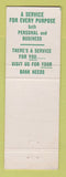 Matchbook Cover - Casco Bank and Trust ME