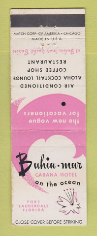 Matchbook Cover - Bahia Mar Cabana Hotel Fort Lauderdale FL WEAR