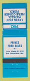 Matchbook Cover - 1982 Ford Prince Ste Genevieve MO WEAR