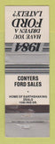 Matchbook Cover - 1984 Ford Conyers GA WEAR