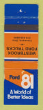 Matchbook Cover - 1981 Ford Westbrook Cleveland OH WEAR