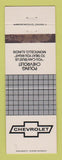 Matchbook Cover - Poling Chevrolet Monticello IL WEAR