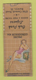 Matchbook Cover - Oak Park Liquor Berwyn IL pinup WEAR BOBTAIL