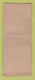 Matchbook Cover - 7 Star Cafe Philadephia PA pinup CREASED BOBTAIL