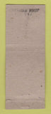 Matchbook Cover - Frank's Garage Detroit MI pinup WEAR BOBTAIL