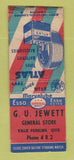 Matchbook Cover - Atlas Tires GU Imperial oil gas Vale Perkins QC WEAR BOBTAIL
