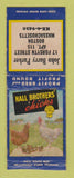 Matchbook Cover - John Barry Parker Boston MA Hall Brothers Chicks BOBTAIL