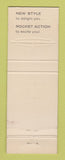 Matchbook Cover - 1963 Oldsmobile Keyes Norwich CT WORN