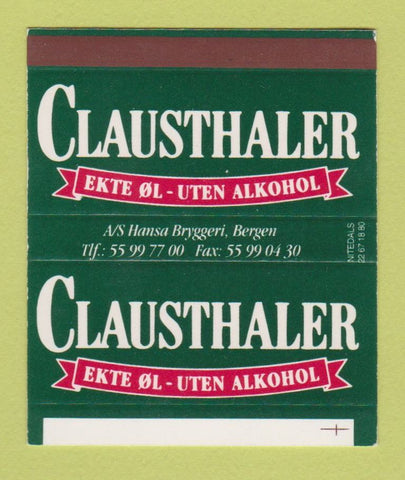 Matchbox - Clausthaler Beer Bergen