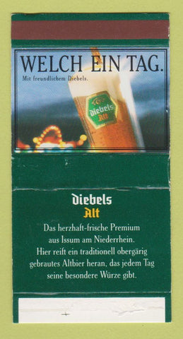 Matchbook Cover - Welch Ein Tag Diebels Alt Beer WEAR #1