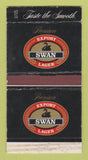 Matchbook Cover - Swan Export Lager Beer Australia WEAR