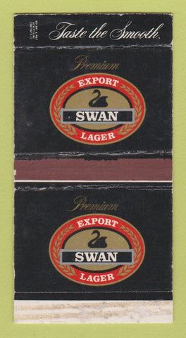 Matchbook Cover - Swan Export Lager Beer Australia WEAR