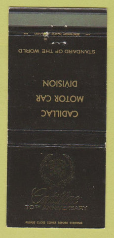 Matchbook Cover - Cadillac Motor Car Division 70th Annivesary 30 Strike