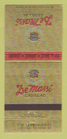 Matchbook Cover - DeMAssi Cadillac Lyndhurst NJ 30 Strike