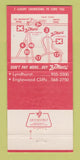 Matchbook Cover - DeMAssi Cadillac Lyndhurst NJ 30 Strike