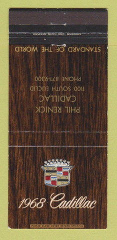 Matchbook Cover - 1968 Cadillac Phil Renick Cleveland OH 30 Strike