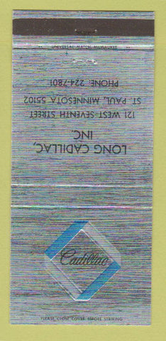 Matchbook Cover - Long Cadillac St Paul MN 30 Strike