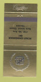 Matchbook Cover - Horst Zimmerman Cadillac Rock Island IL 30 Strike