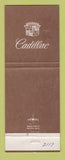 Matchbook Cover - Cadillac McKellar Braun Orlando FL