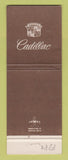 Matchbook Cover - Cadillac Looney Chevrolet Kingsport TN WEAR